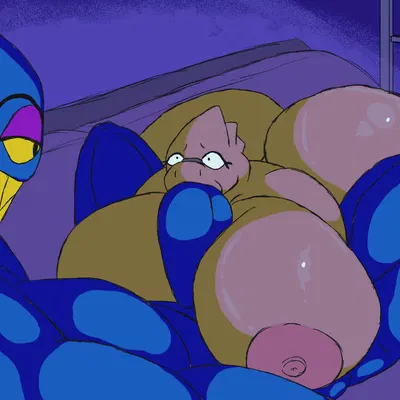 alphys, goku, rem (re:zero) (dragon ball, re:zero) created by biboioioi