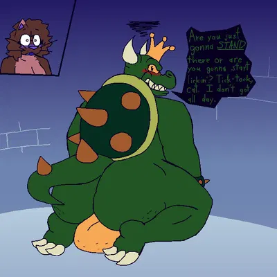 amber (felineflustered), bowser, king koopa (dic entertainment, mario bros) created by felineflustered