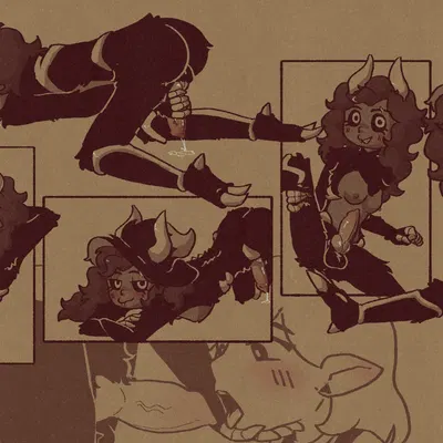 amity blight, luz noceda, titan luz (disney, the owl house) created by viotailed