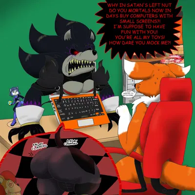 ampelius, krystal (star fox), sally.exe (nintendo, sega) created by alythewolfcat