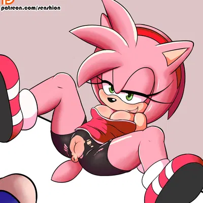 amy rose (sega, sonic the hedgehog (series)) created by senshion