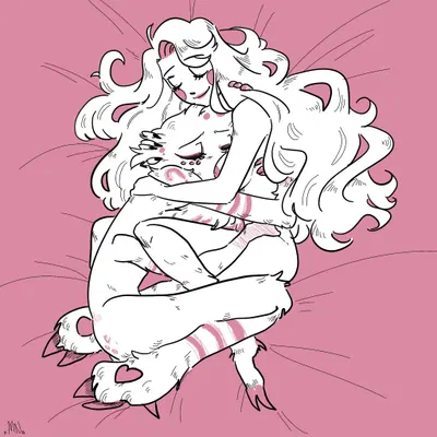 angel dust, charlie morningstar (hazbin hotel, hellaverse) created by mister nebulous