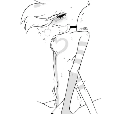 angel dust (hazbin hotel, hellaverse) created by enaic31