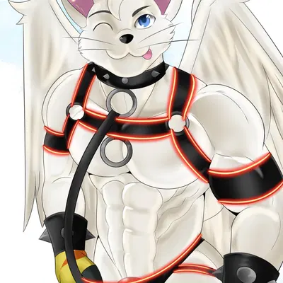 angelgatomon (angelgato) (bandai namco, digimon) created by checkhoff