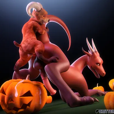 angus (critterclaws), chip (crittermatic) (halloween, mythology) created by crittermatic