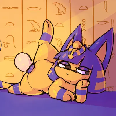 ankha (animal crossing) (animal crossing, nintendo) created by lodetail