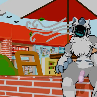 anthro, genitals, machine, male