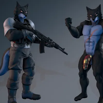 antwon jakobski, wolf (petruz) created by atoastedorange