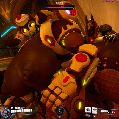 anubis reaper, orisa (overwatch), reaper (overwatch) (blizzard entertainment, overwatch) created by ewr 115