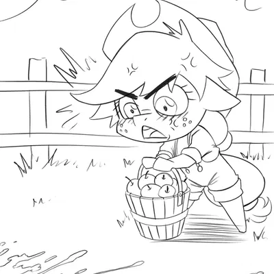 applejack (mlp) (friendship is magic, hasbro) created by chrysalisdraws