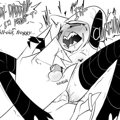 asmodeus (helluva boss), fizzarolli (helluva boss) (hellaverse, helluva boss) created by potatonebula