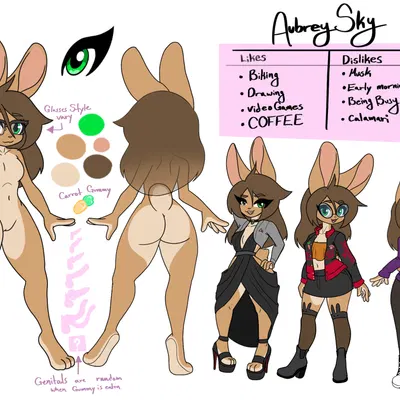 aubrey sky (character) created by aubreysky