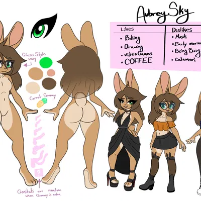aubrey sky (character) created by aubreysky