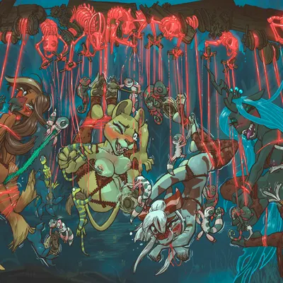 avi (lewd dargon), lady dino (character), queen chrysalis (mlp) (friendship is magic, halloween) created by ladydino