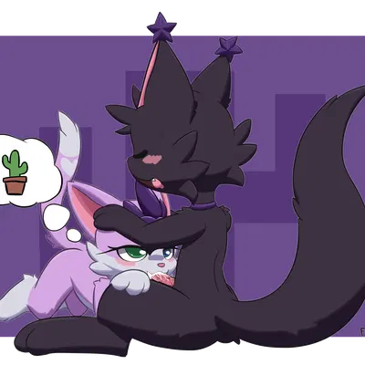 axl vorticlipse, miu (feeshyartist) created by feeshyartist