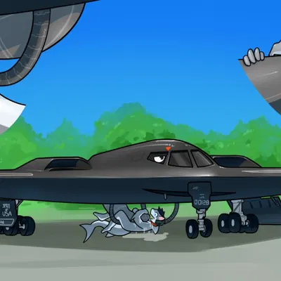 b-2 spirit, northrop grumman created by hacony