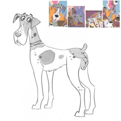 background character, nameless character (101 dalmatian street, 101 dalmatians) created by halbean