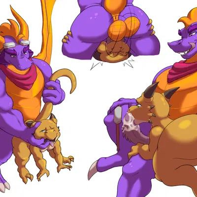 balloonist spyro, fan character, spyro (activision, mythology) created by fennephilim fox