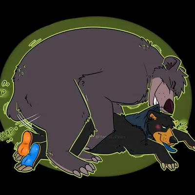 baloo, yamato burr (the jungle book) created by yamatopawa