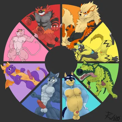 bandit heeler, bergamo, oslo (the seven deadly sins) (activision, bluey (series)) created by rhox