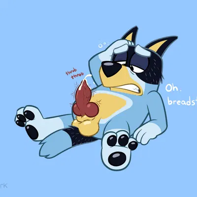 bandit heeler (bluey (series)) created by domidark