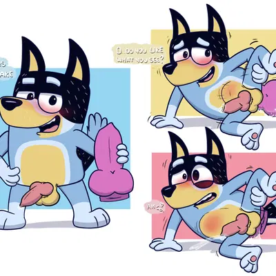 bandit heeler (bluey (series)) created by hiddengoldendog