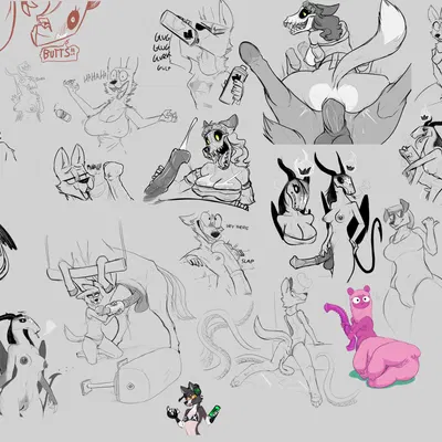 bapho (keadanger), baphomet (deity), scp-1471-a (centaurworld, five nights at freddy's) created by keadanger