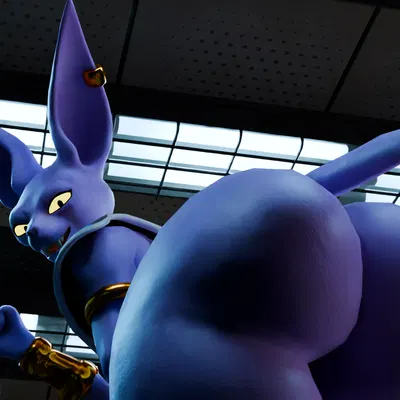 beerus (dragon ball, dragon ball super) created by domizoni