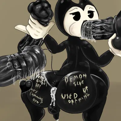 bendy the dancing demon (bendy and the ink machine) created by khadhunter7