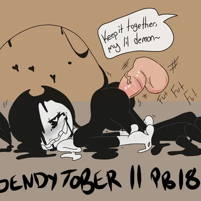 bendy the dancing demon (bendy and the ink machine) created by pickleboy