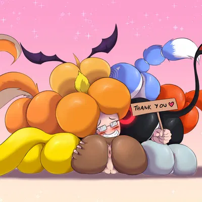 berri, candy kong, carmelita fox (activision, bandai namco) created by souleatersaku90