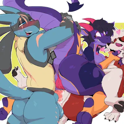 blitz (modblitzwing), freya (lizzycat21), liz (lizzycat21) (mythology, nintendo) created by ghioel