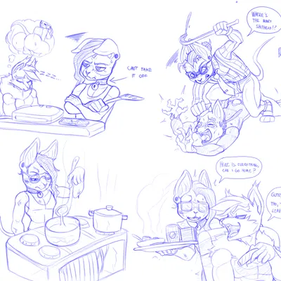 blitz wulfen, dandan (strider) (pepsi) created by meatboom