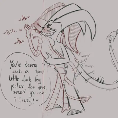 blitzo (helluva boss), fizzarolli (helluva boss) (hellaverse, helluva boss) created by catsnotart