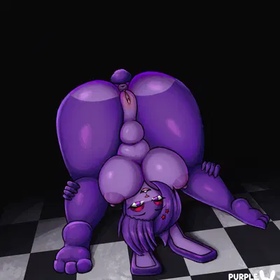 bonfie (cryptiacurves), bonnie (fnaf) (five nights at freddy's, fredina's nightclub) created by purplehorny