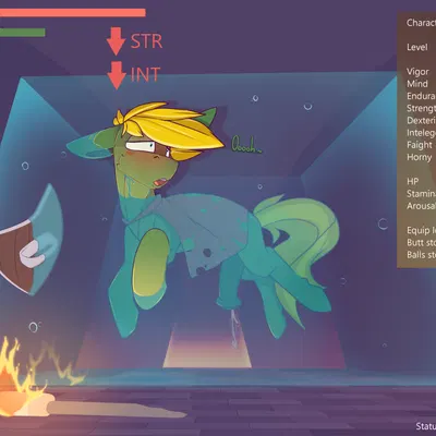 breccia, fan character, fault breccia (dungeons and dragons, hasbro) created by chapaevv