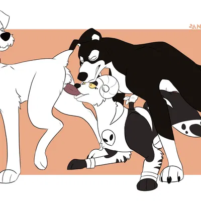 buster (lady and the tramp), tramp (lady and the tramp) (disney, lady and the tramp) created by antoszowa