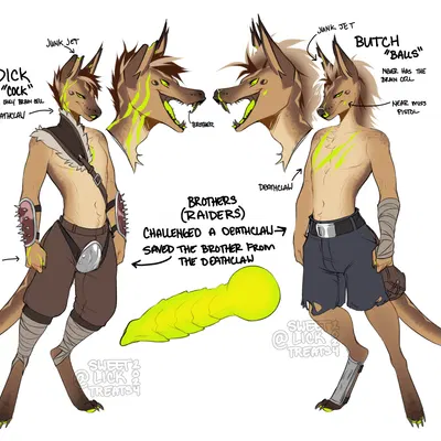 butch (lukewarm), dick (sweetburn), raider (fallout) (fallout, microsoft) created by sweetburn