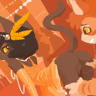 calvin mcmurray, ivy pepper (lackadaisy) created by virteil