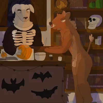 cannon (wannabeyourdog2), grey (wannabeyourdog2) (halloween) created by wannabeyourdog2