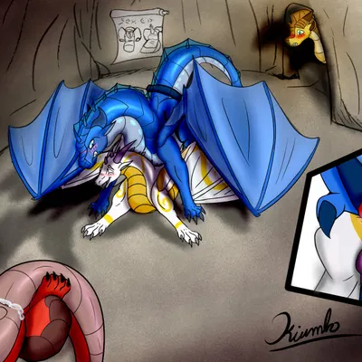 capybara (kiumba), lautrec, sunny (wof) (mythology, wings of fire) created by kiumba (artist)