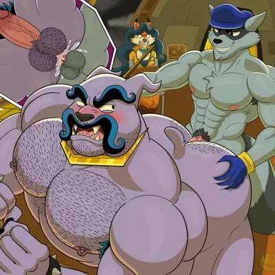 carmelita fox, muggshot, sly cooper (sly cooper (series), sony corporation) created by neruk