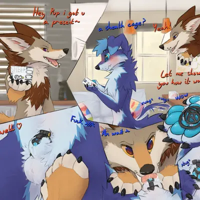 casey coyote (ctahrpoe), pup (supersonicsoup) created by ctahrpoe