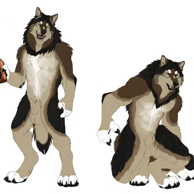 celestialwolf, lazywolf, wagwolftail (mythology) created by skullsbesan