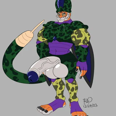 cell (dragon ball), oscar (fortnite) (dragon ball, epic games) created by rxq
