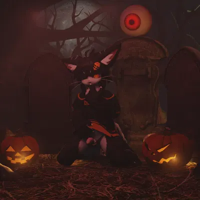 chalo (mofuaki) (halloween) created by fluffyfluff257