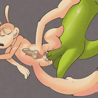 chameleon brothers, rocko rama (nickelodeon, rocko's modern life) created by illegaleel