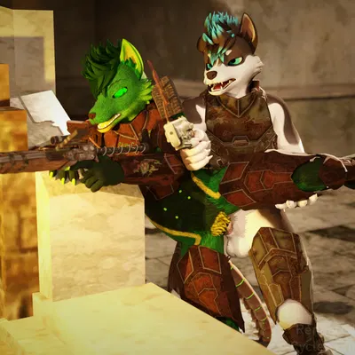 chaos canine (nimbkoll), lance barrowpaw created by lance the lich