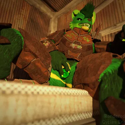 chaos canine (nimbkoll), lance barrowpaw (fallout, microsoft) created by lance the lich