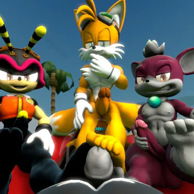 charmy bee, chip (sonic), lire (doommusk) (sega, sonic the hedgehog (series)) created by doommusk